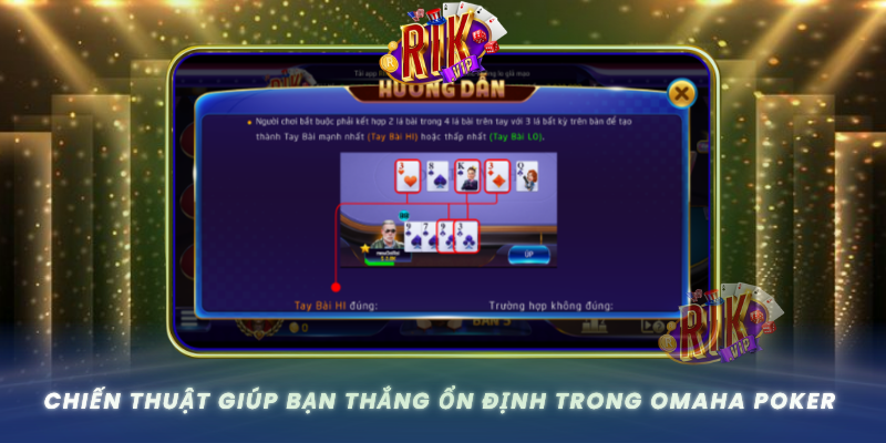 Chien Thuat Giup Ban Thang On Dinh Trong Omaha Poker